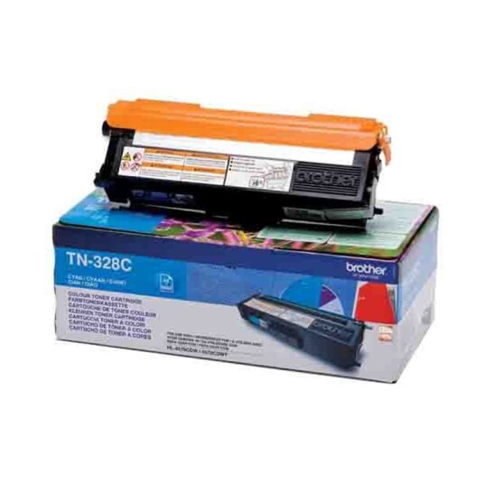 Brother TN328 C Toner - Original - Cyan 6000 sider