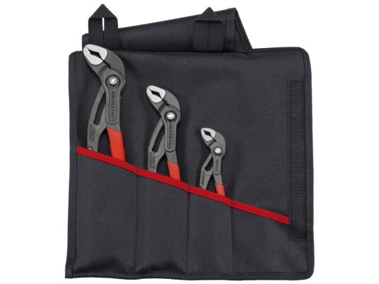 Knipex Cobra S9 Tangsett, Rød, 115 mm - Håndverktøy med 3 deler