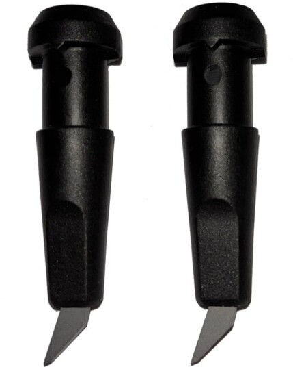 Swenor Widia Pole Tip Rollerskis 8.5 mm, Black
