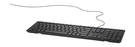 Dell KB216 USB QWERTY Tastatur - Svart - Full størrelse med numerisk tastatur Dell KB216 USB QWERTY Tastatur - Svart - Full størrelse med numerisk tastatur