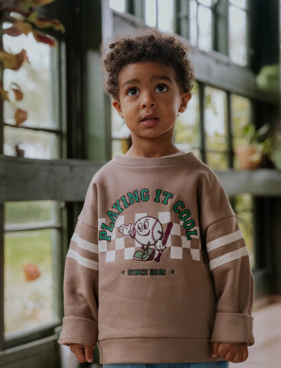 Fliink Alvin Cool Sweatshirt Brown 116