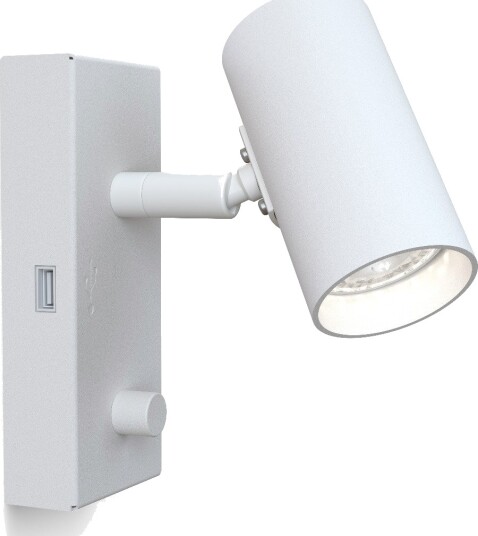 Tyson V5078 Vegglampe Med Dimmer Og USB venstre