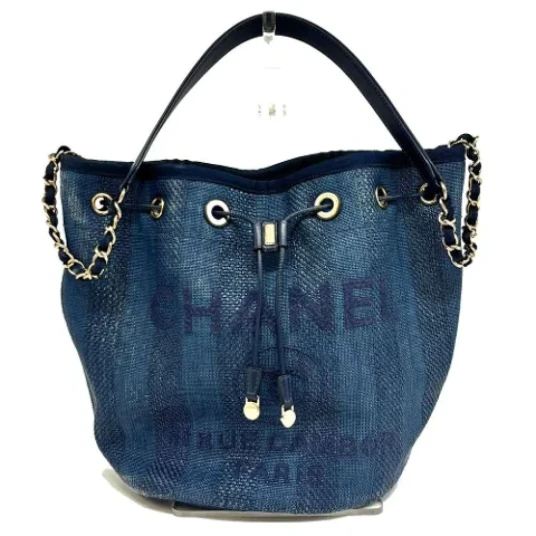 Chanel Vintage Dame Blå Chanel Vintage Dame Blå
