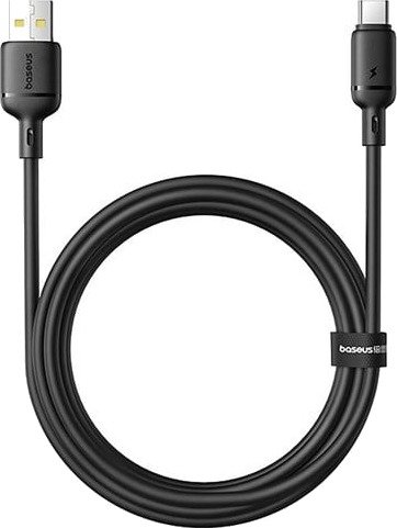 Baseus Silky 3A USB-A to USB-C Cable 1m Black P10377703113-02