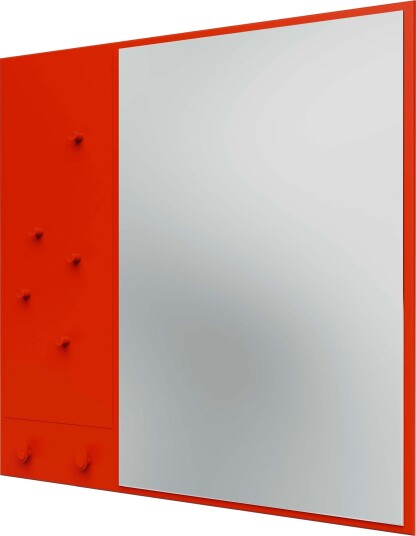Memo Wall Mirror With Notice Board Rosehip Memo Wall Mirror With Notice Board Rosehip