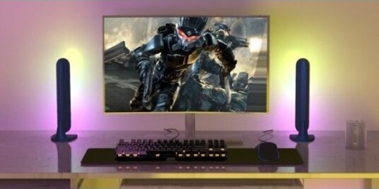 Taklampe Cortek Para For Omgivelseslys Styres Via Google Assistant Alexa Siri Trådløs/Bluetooth Med Fjernkontroll