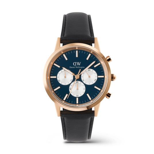 Daniel Wellington DW Watch Iconic Chronograph Sheffield Arctic Panda Rose Gold 42mm Daniel Wellington DW Watch Iconic Chronograph Sheffield Arctic Panda Rose Gold 42mm