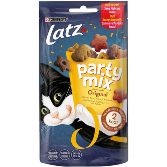 Latz Party Mix Original 60 G X 8 Stk. Katt Helse Og Pels Hygiene Godbiter Purina Latz Latz Party Mix Original 60 G X 8 Stk. Katt Helse Og Pels Hygiene Godbiter Purina Latz