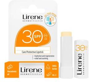 Lirene_Care Protective Lipstick Macadamia Oil Spf30 4.6G