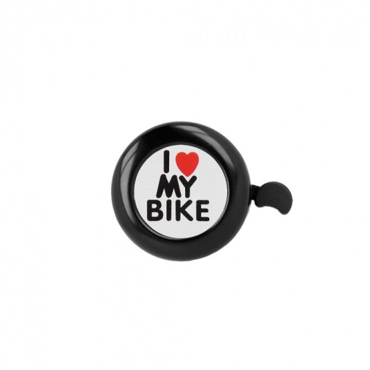 Forever Outdoor Sykkelklokke I love my bike, svart Forever Outdoor Sykkelklokke I love my bike, svart