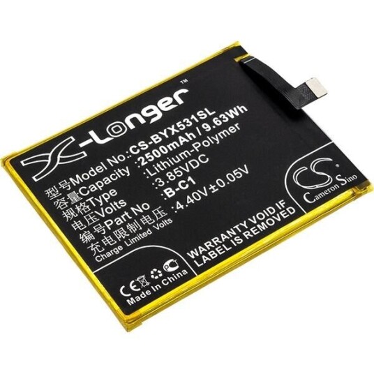 BBK Vivo Y53 batteri (2500 mAh 3.85 V, Sort) BBK Vivo Y53 batteri (2500 mAh 3.85 V, Sort)