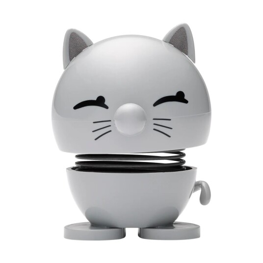 Hoptimist Cat figur 7,3 cm Lysegrå
