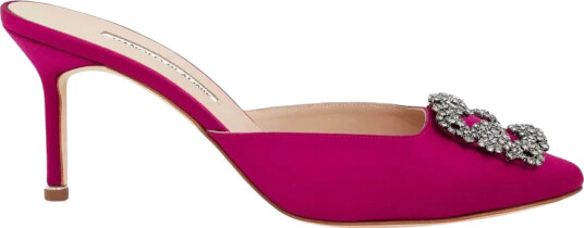 Manolo Blahnik Dame Sko Rosa 38 1/2 EU,