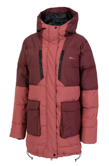Dovrefjell Frost Q.B Tex dunjakke (W), carnation - Str. XS