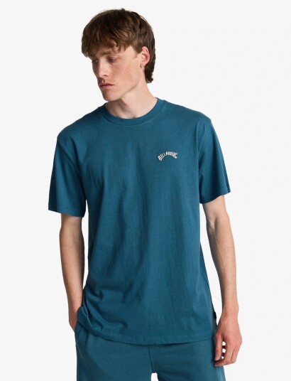 Billabong Arch Crew Ss Blue S Billabong Arch Crew Ss Blue S