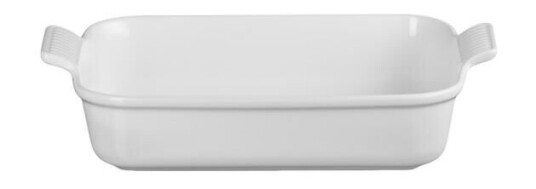 Le Creuset Heritage rektangulær ildfast form 32 cm white