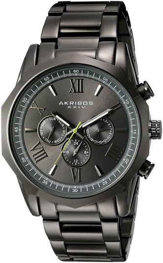 Akribos XXIV Herreklokke AK940GN Multi Function Grå/Stål Ø46 mm