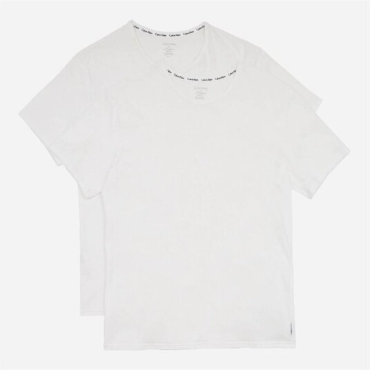 Calvin Klein 2 Pack Crewneck T-Shirt - White