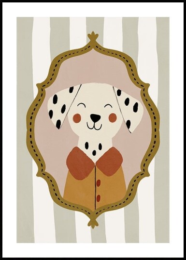Happydogportrait Plakat Plakat / 50x70cm