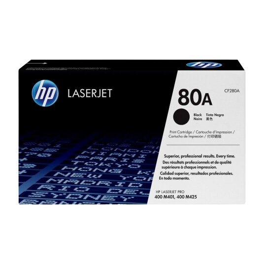 HP 80A 1 STYKKER ORIGINAL SVART