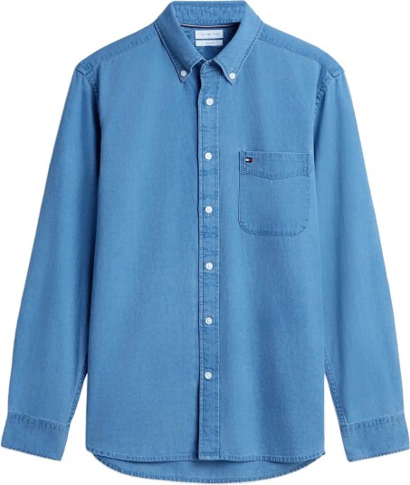 Tommy Hilfiger Indigo Dobby Rf Shirt Blue XL