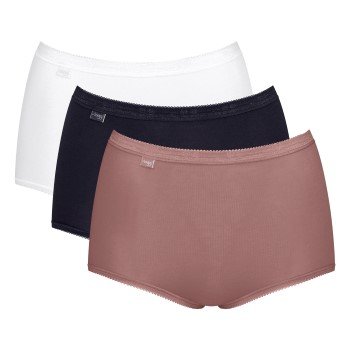 Sloggi Truser 3P Basic Plus Maxi Colored Multi-colour-2 bomull 54 Dame Sloggi Truser 3P Basic Plus Maxi Colored Multi-colour-2 bomull 54 Dame
