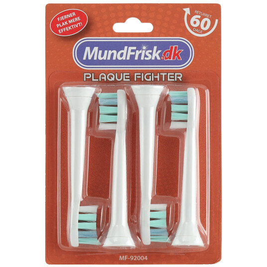 4 pcs. Plaque Fighter børstehoder for Philips SoniCare 4 pcs. Plaque Fighter børstehoder for Philips SoniCare