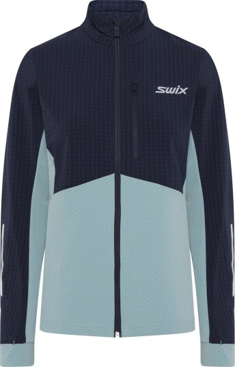 Swix Pace Hybrid Full Zip Midlayer W Navy L Swix Pace Hybrid Full Zip Midlayer W Navy L