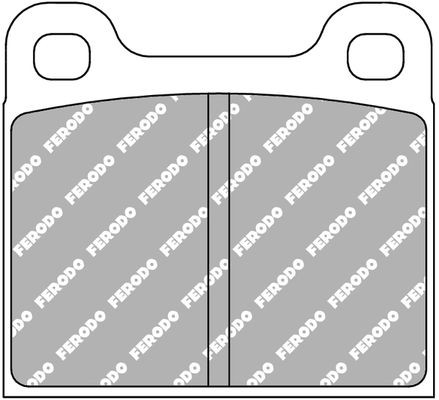 Bremseklosser FERODO RACING FCP2H Bremseklosser FERODO RACING FCP2H