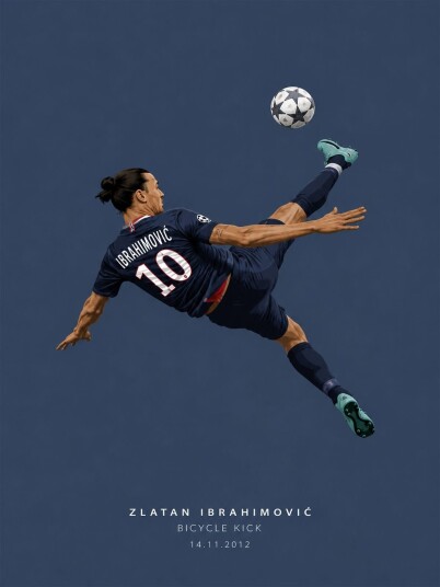 Poster Sykkelspark av Zlatan
