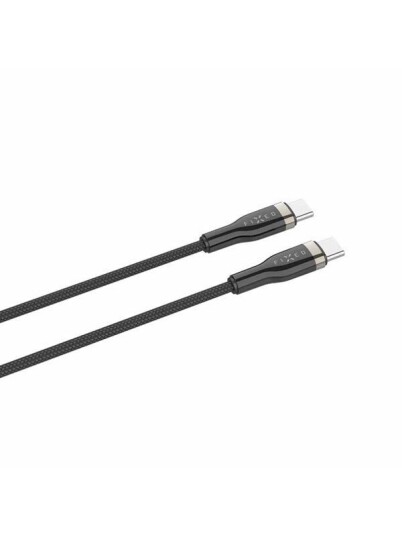 FIXED METAL series 100W USB-C/C braided cable 2m Black FIXED METAL series 100W USB-C/C braided cable 2m Black