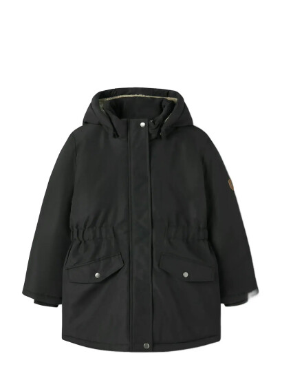 name it Nkfmarlow Parka Jacket Pb Black 116