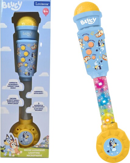 Bluey Mikrofon Med Høyttaler Og Lyseffekter Bluey Mikrofon Med Høyttaler Og Lyseffekter