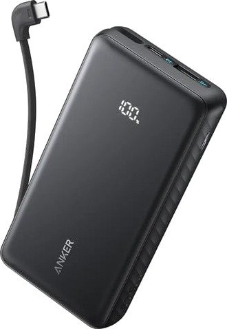 Anker Zolo 20000mAh Powerbank med USB-C Hurtiglading Svart