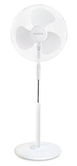 Champion Golvfläkt 40cm Vit GF120