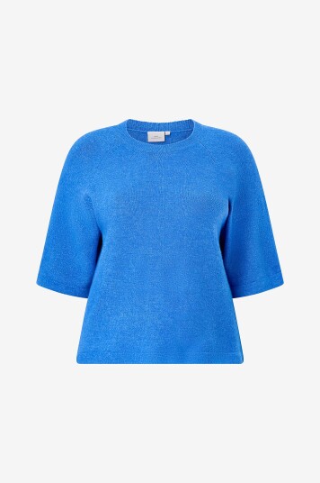 Only Carmakoma Pullover carSimoni 3/4 Pullover Knt Blå
