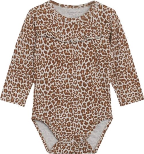 Leopardmønstret Betu Bambusviskose Body (86 / 1,5 år)