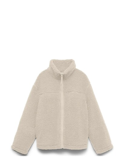 Vero Moda Vmkarla Teddy Jacket Noos   CreaM
