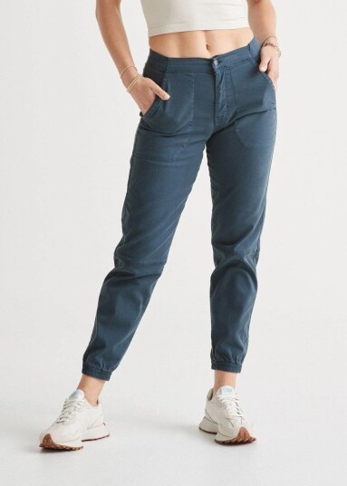 DU/ER Live Free High Rise Jogger W`s sail W24-L28
