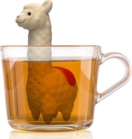Winkee Tefilter Llama Tea Infuser White H6CM Winkee Tefilter Llama Tea Infuser White H6CM