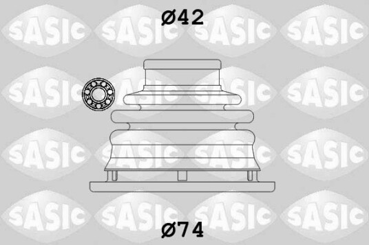 Sasic Mansjett drivaksel SASIC 4003470
