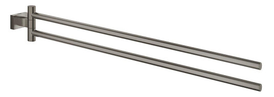 Grohe Essentials Cube håndkleholder Brushed Hard Graphite