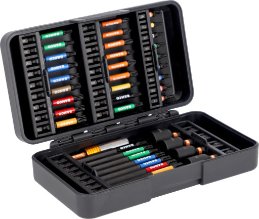 Bahco 66IM/40C-1 Slagbitssett 1/4" med Phillips, Pozidriv, Torx® og Seks-kantskruer - 40 Deler Bahco 66IM/40C-1 Slagbitssett 1/4" med Phillips, Pozidriv, Torx® og Seks-kantskruer - 40 Deler
