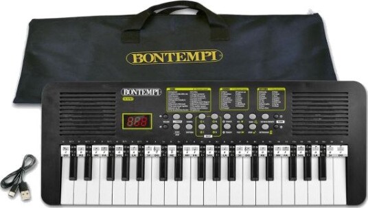 Bontempi KeyRhythm Elektronisk Keyboard 37 Tangenter Hodetelefonutgang