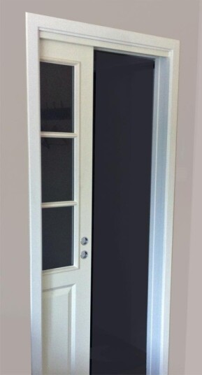 Voss Skyvedørskarm 4" 169x210cm Malt til dør 82.6x204cm