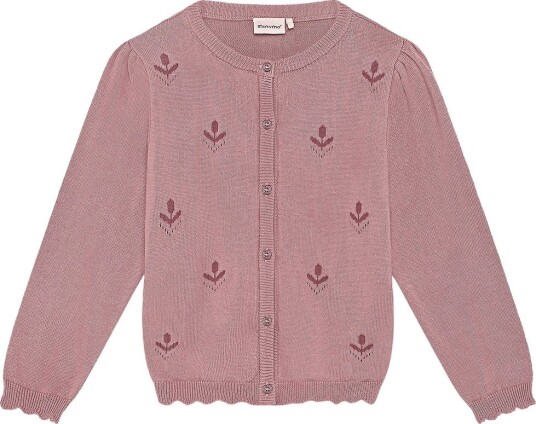 Minymo Cardigan Strikk Nostalgi Rose Minymo 9 år (134) Cardigan Rosa