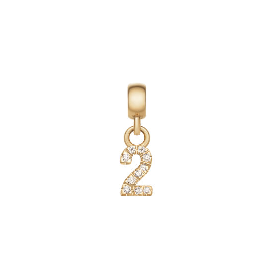 Daniel Wellington DW Charm Number 2 Gold Daniel Wellington DW Charm Number 2 Gold