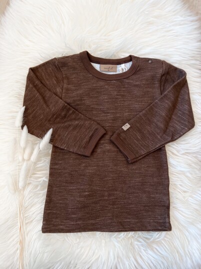 Need It   Trøye i ull/bambus "Digg" Brun