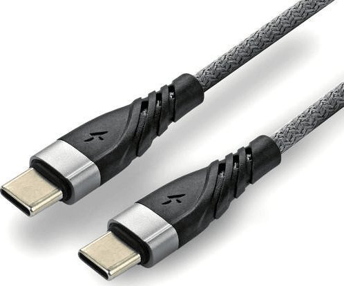 Everactive Usb Cable Everactive Cbb-1Cg Braided Cable Usb - Usb-C/Type-C 100Cm With Support For Fast Charging Up To 3A Gray Everactive Usb Cable Everactive Cbb-1Cg Braided Cable Usb - Usb-C/Type-C 100Cm With Support For Fast Charging Up To 3A Gray