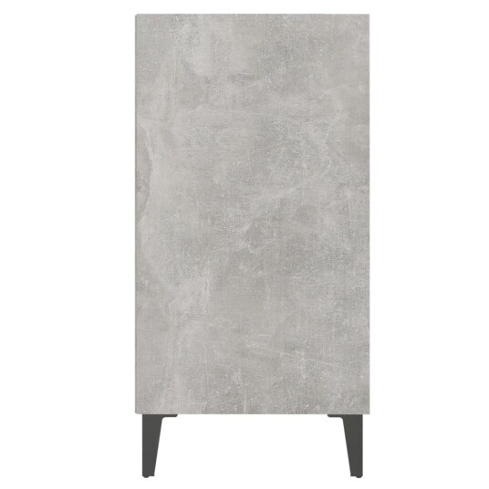 vidaXL Skjenk betonggrå 57x35x70 cm sponplate